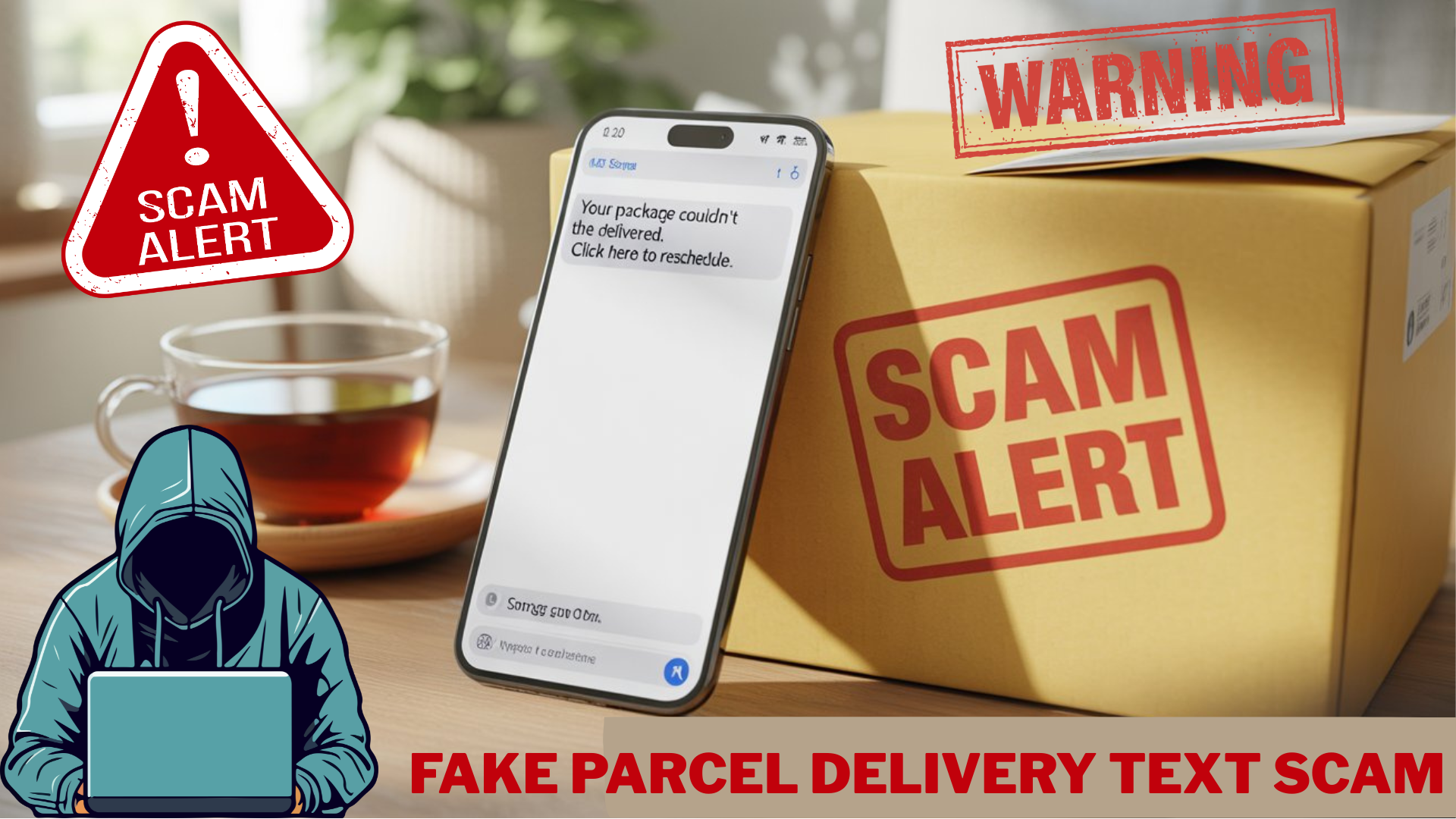 Fake Parcel Delivery Text Scam: How Millions in the UK Are Being Fooled by a Simple Message